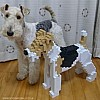 Wire Fox Terrier (Lego inspired building kit)